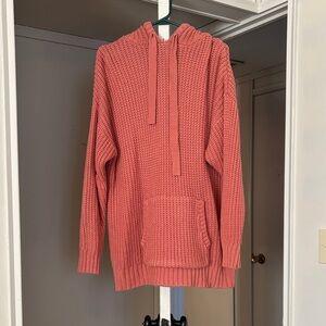 Zenana premium Coral Knit Hoodie